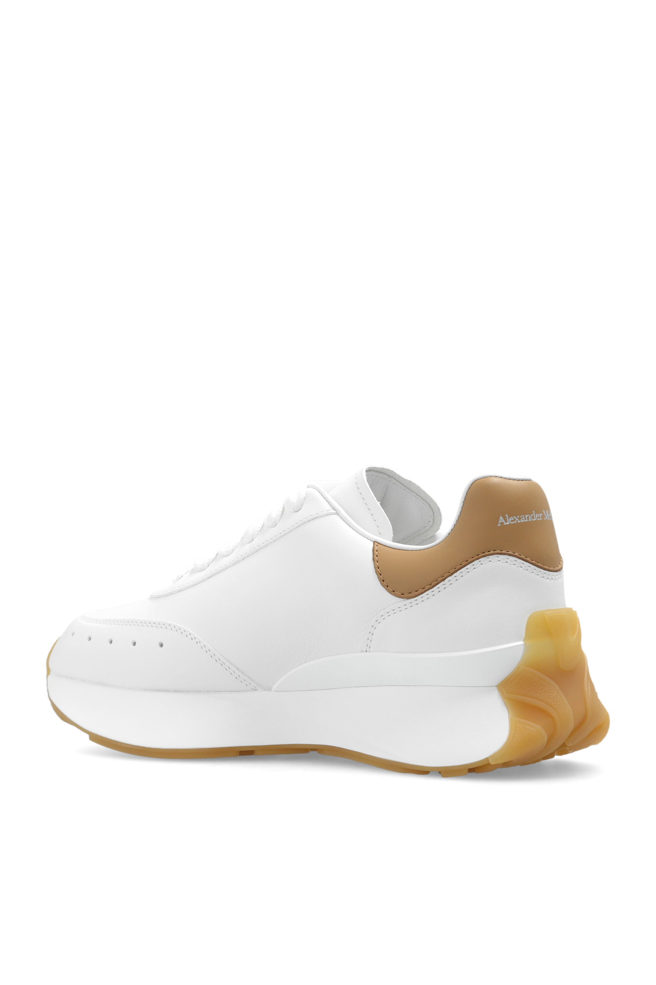 Alexander mcqueen white platform on sale sneakers